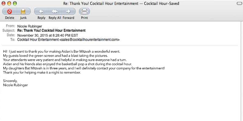 cocktail hour entertainment review