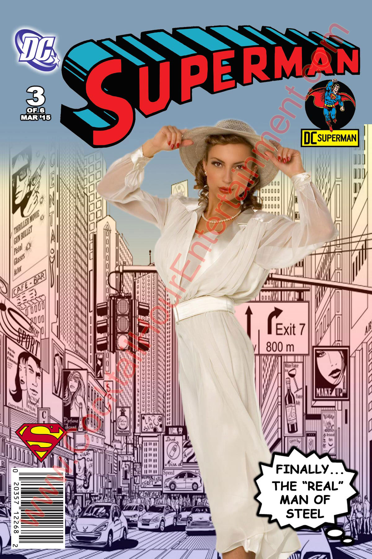 comic book sample design