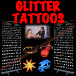 glitter tattoos