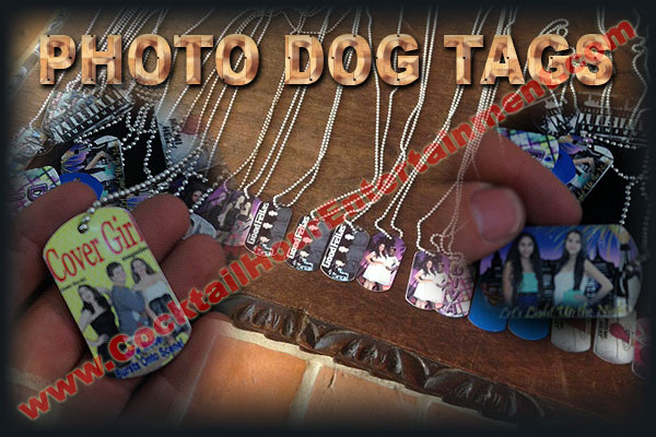 green screen photo dog tags